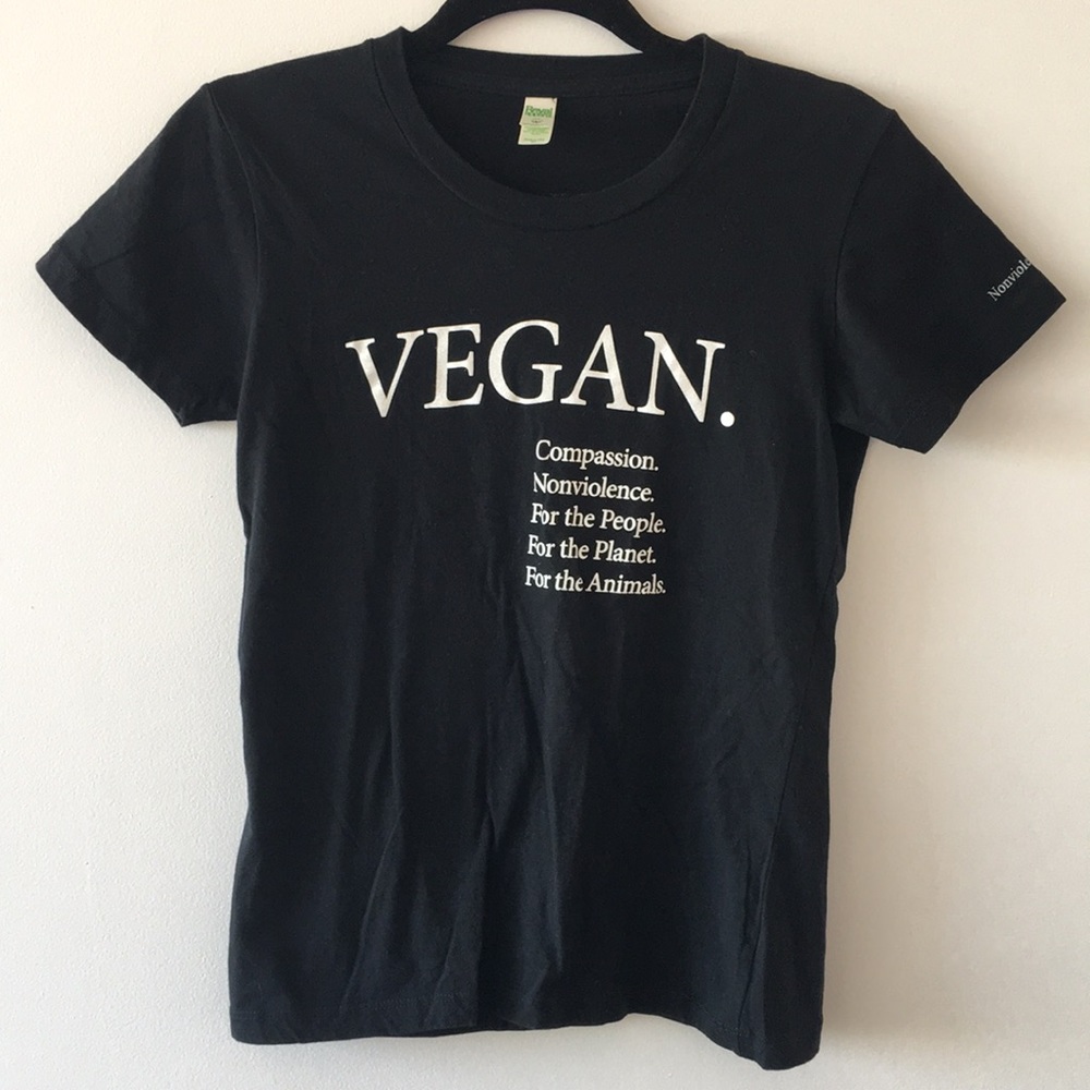Black Vegan T-shirt